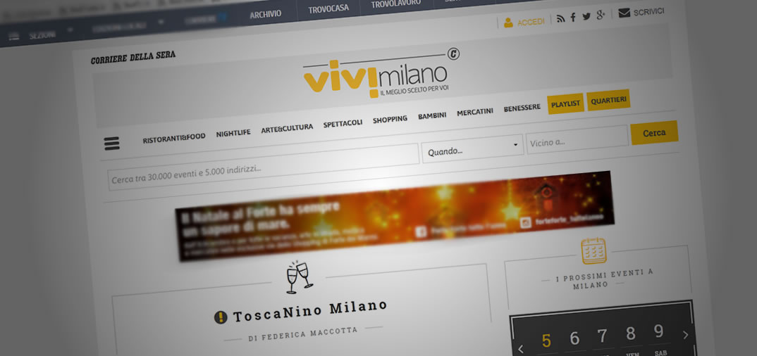 ViviMilano sceglie Toscanino